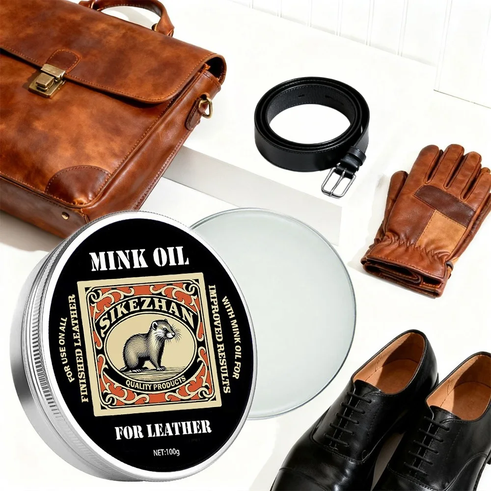 Bálsamo para pulir limpieza de cuero Todos los accesorios de productos de cuero – Crema de cuidado natural inodoro para zapatos, botas, bolsos, sofás