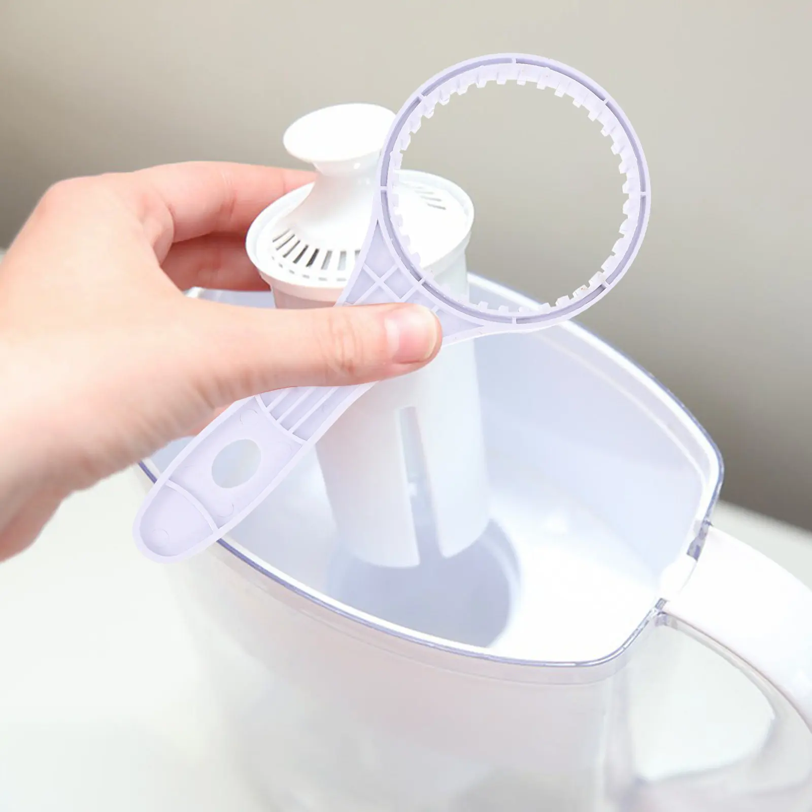 

2Pcs Water Filter Wrench Tool Home Purifier Replacement Bottle Housing Wrench Easy Use Plumbing Tool Universal Compatible Filter