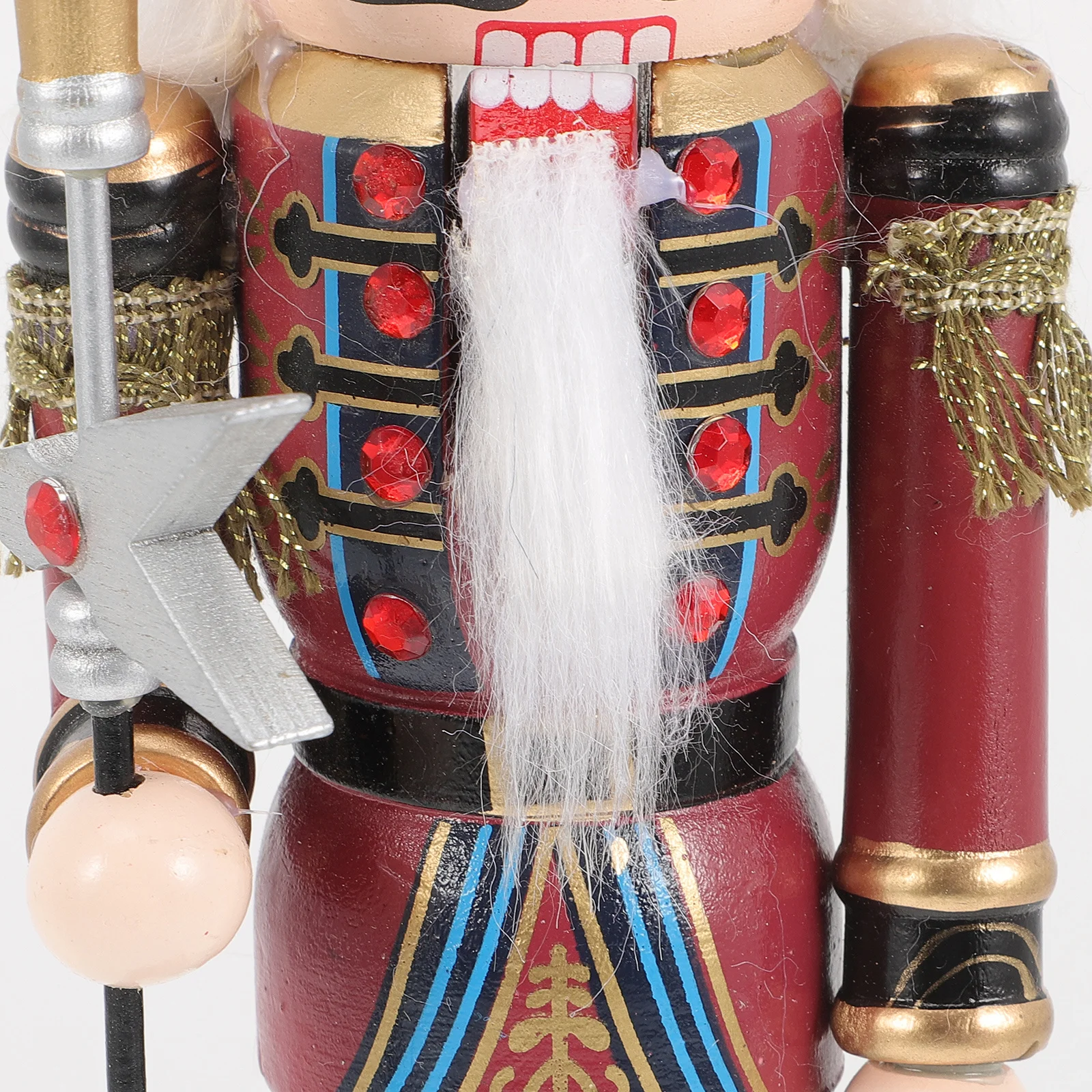 

Wooden Nutcracker Ornament Xmas Desktop Decor Wood Nutcracker Soldier Christmas Holiday Decoration Xmas Wood Nutcrackers