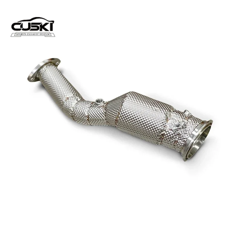 Pertains to Lexus RC200T RC300 2015-2019 2.0T Exhaust Direct downpipe with Heat Shield Automotive Exhaust Modification Fittings