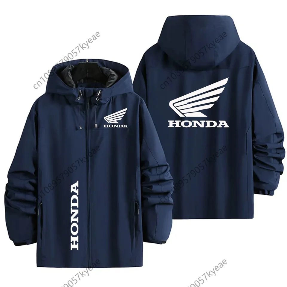 New Honda HRC Motorcycle Racing Spring and Autumn Zipper Jacket