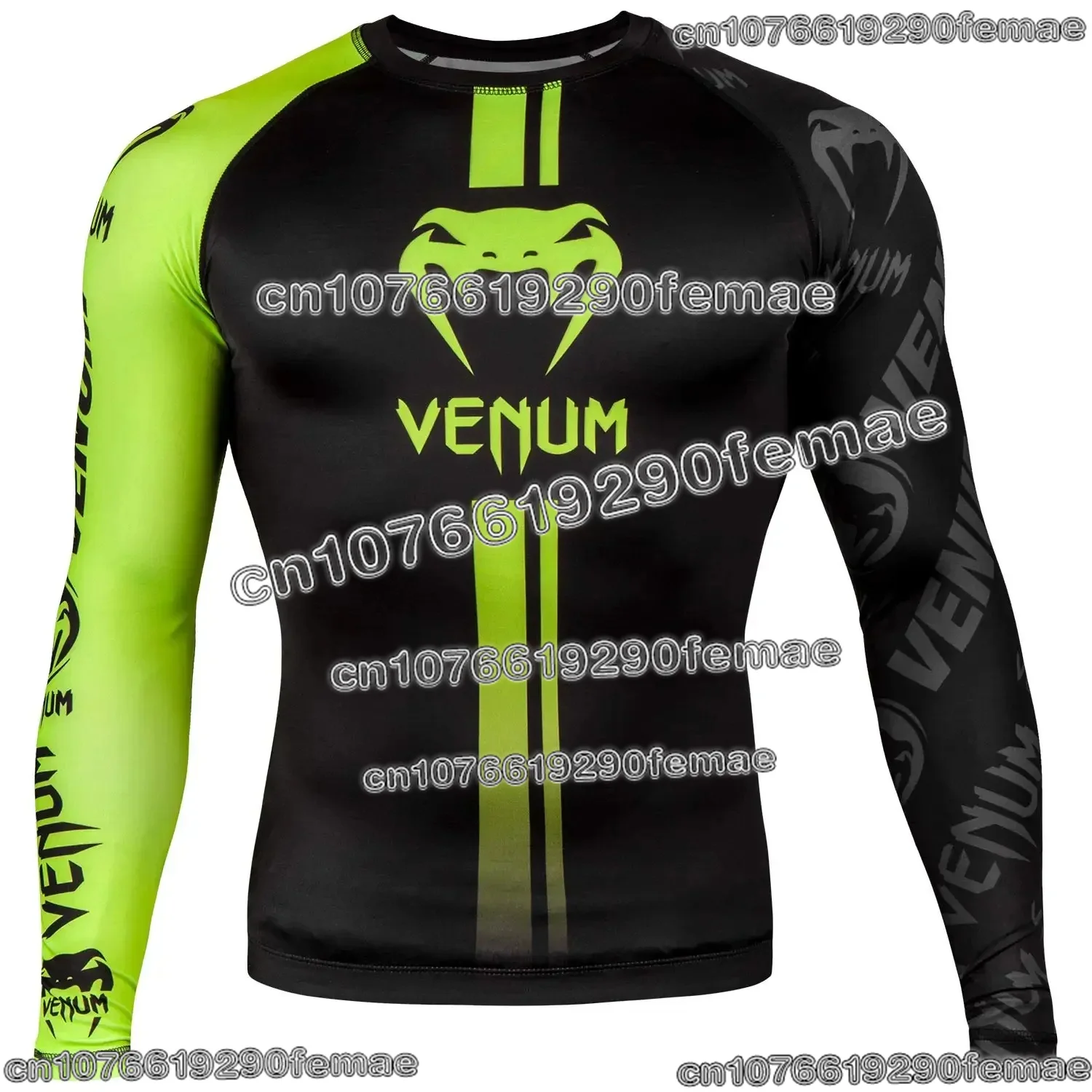 تي شيرت رياضي جديد بأكمام طويلة من MMA للملاكمة اليومية وتدريبات القتال القتالية المريحة وسريع الجفاف #4