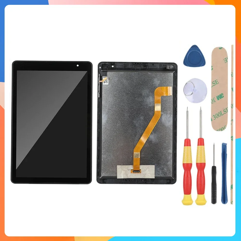 Pop New LCD Display Touch Screen With Frame Assembly Tablet Replacement For Blackview Tab 5