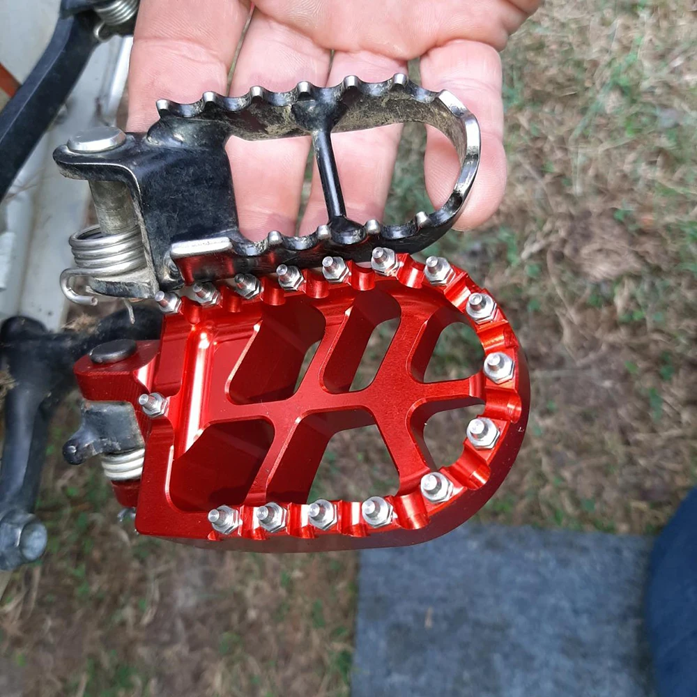 Für HONDA XR650L XR650R XR600R XR600 XR650 XR 650L 650 L R 650R 600R Motorradzubehör Fußrasten Fußpedale – Detail 7
