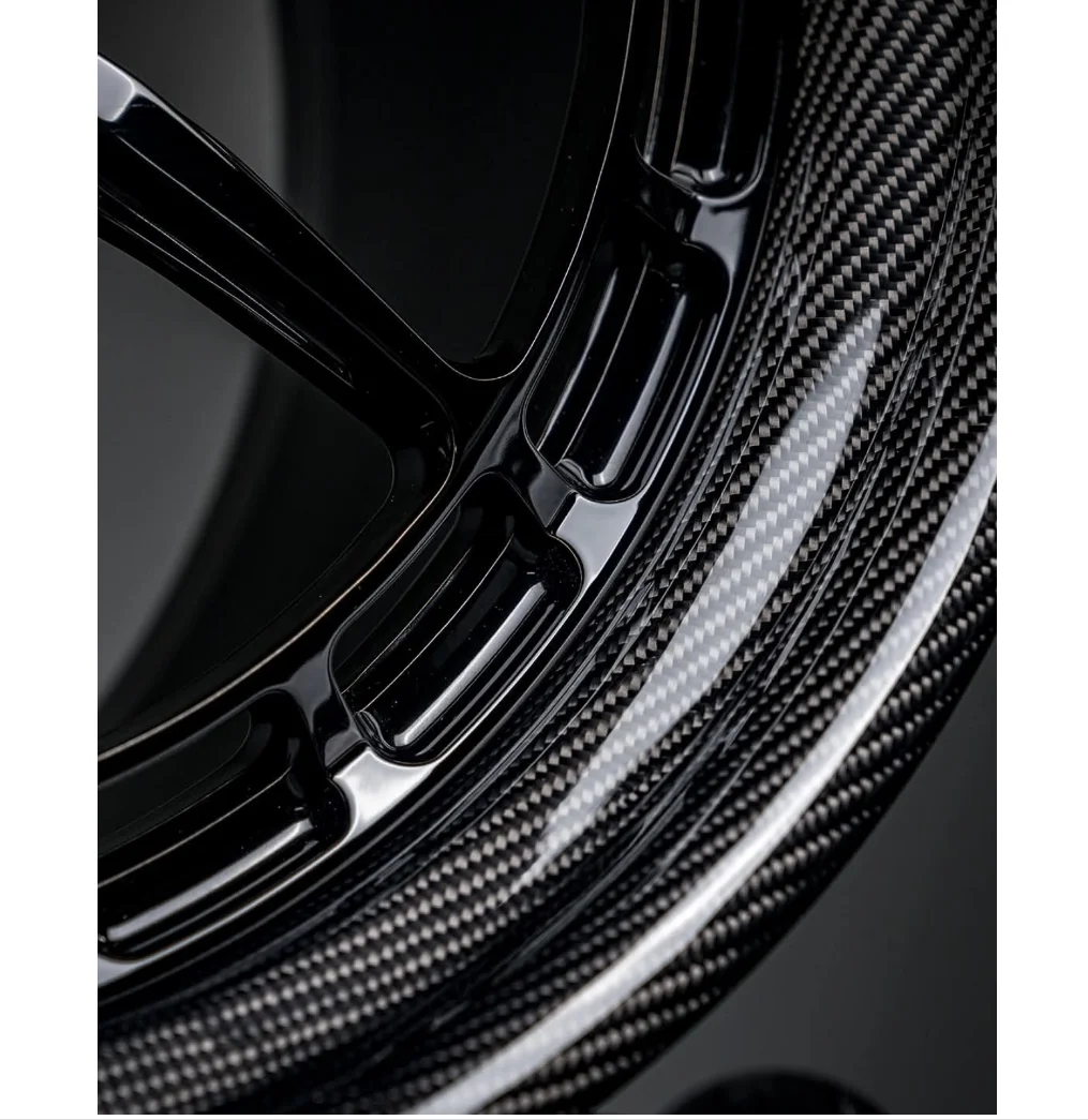 عجلات مزورة جديدة 20 21 22 23 24 26 بوصة 9.5J 10.5J 11J 11.5J 12J 12.5J 13J 13.5J 5*120 عجلات سيارة من ألياف الكربون #3