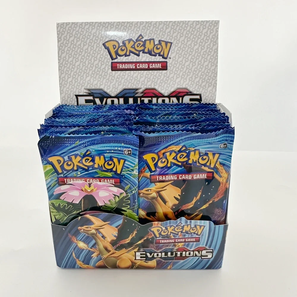 Caja de piezas de cartas de Pokémon para niños, juego de cartas coleccionables, estilo de Fates brillantes, Batalla de refuerzo en inglés, novedad de 360