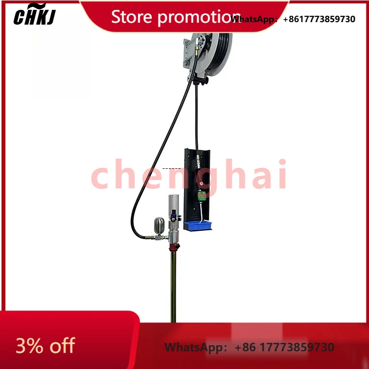 

CHKJ-2025NEWIndustrial Air Operated 55 Gallon Tank Motor Lubricating Pneumatic Oil Transfer Drum Barrel Pump With Hose Counter F