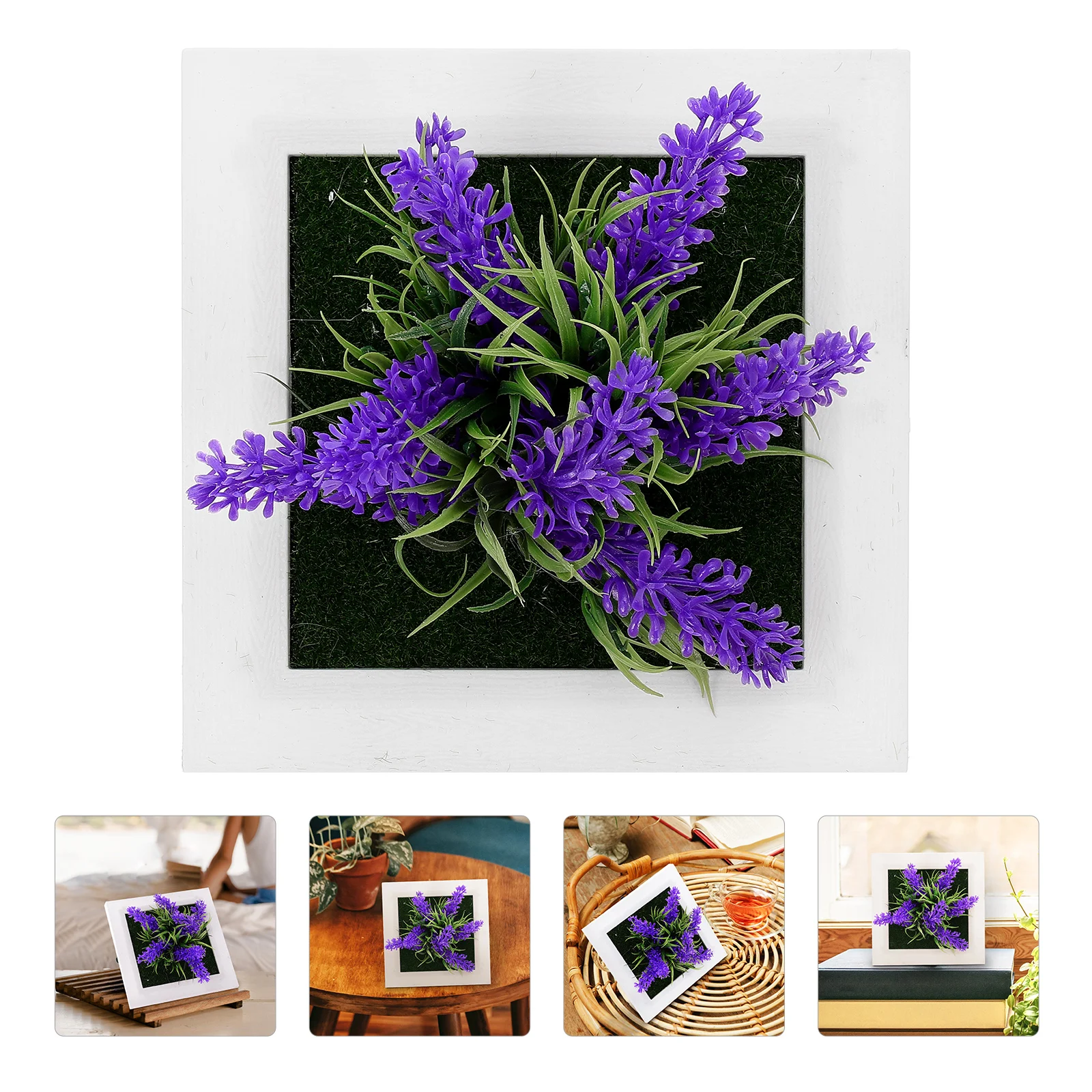 

Wall-Mounted Lavender Decor Lifelike Fake Plant Pendant For Indoor Outdoor Fence Party Hanging Decoration Artificial Lavender