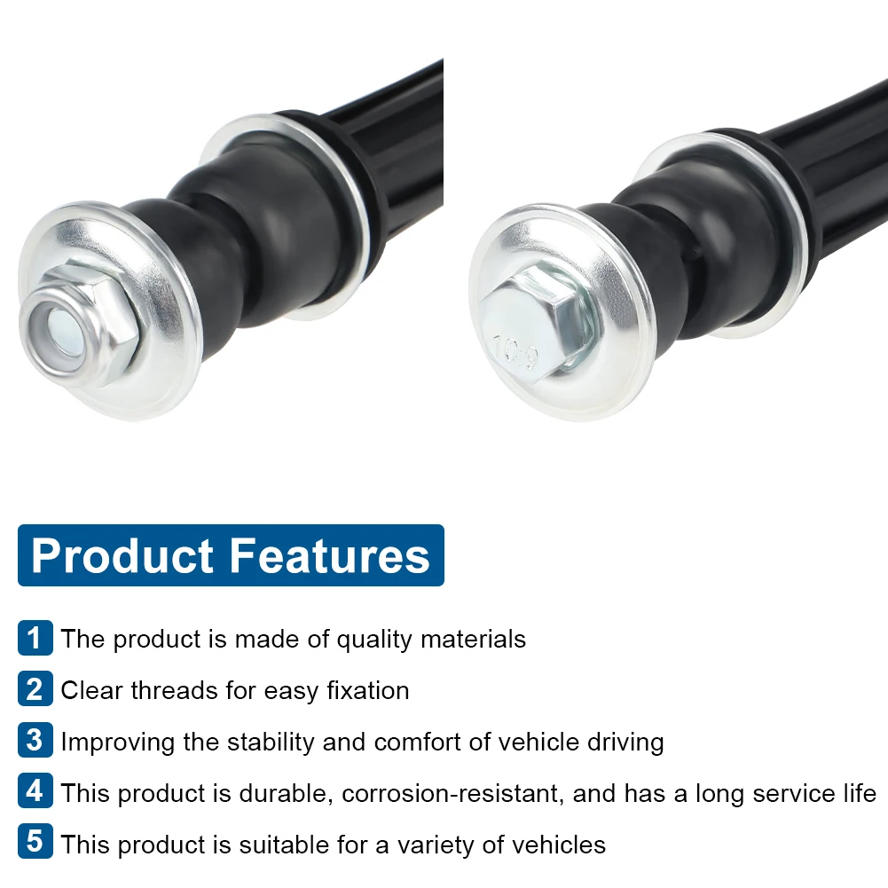 2PCS Car Front Swing Bar Balance Bar End Stabilizer Drive Shaft Upgrade Accessory For Chevy GMC Cadillac Hummer Models