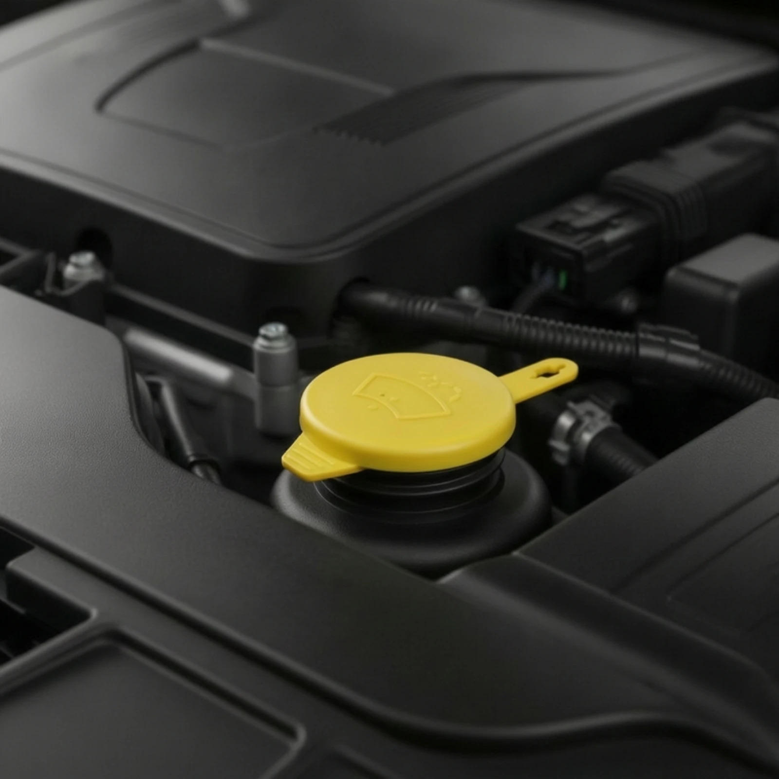 Windshield Washer Reservoir Cap Plastic Washer Tank Cap with Locking Tab Wiper Reservoir Tank Cover Original Long Service Life