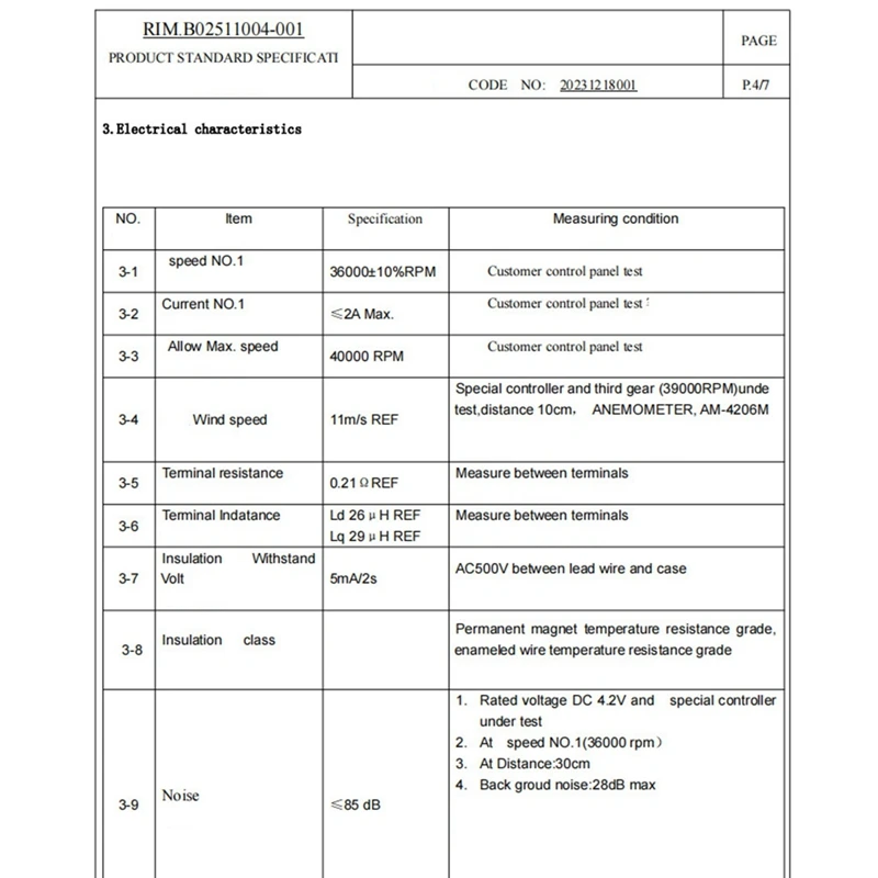 Y51A 4.2V-Brushless-Motor-Fan-Motor-40000-RPM-Mini-Handheld-High-Speed-Fan-For-Turbo-Fan