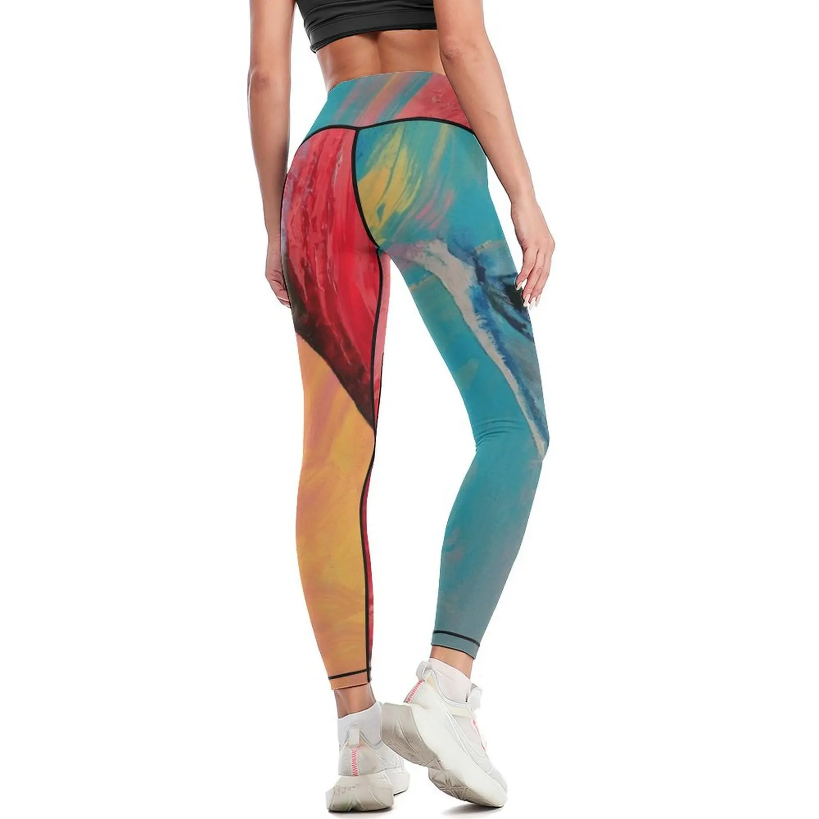 Painted Horse Leggings push up legging Women's pants sports shirts gym flared Womens Leggings