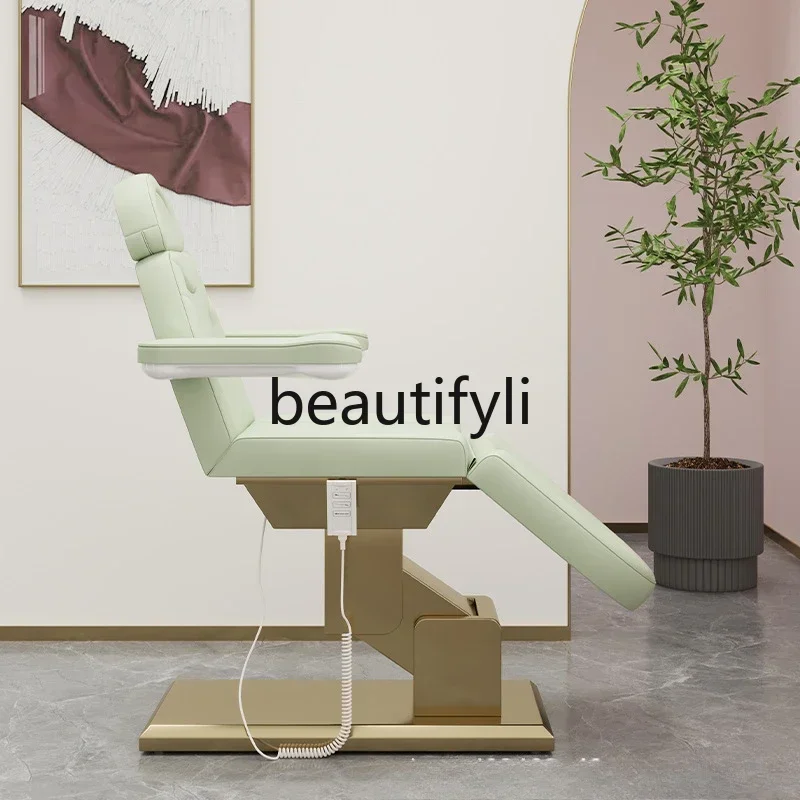 

cn8617 LHY ss26 Intelligent electric beauty bed lifting pattern embroidery bed dental treatment bed micro injection