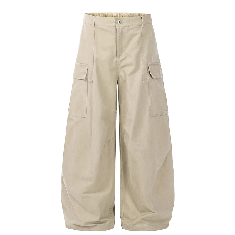 

Брюки GXFortune в американском уличном стиле, винтажные, рабочие, повседневные, с множеством карманов, свободные, широкие, длинные, молодежные, стильные