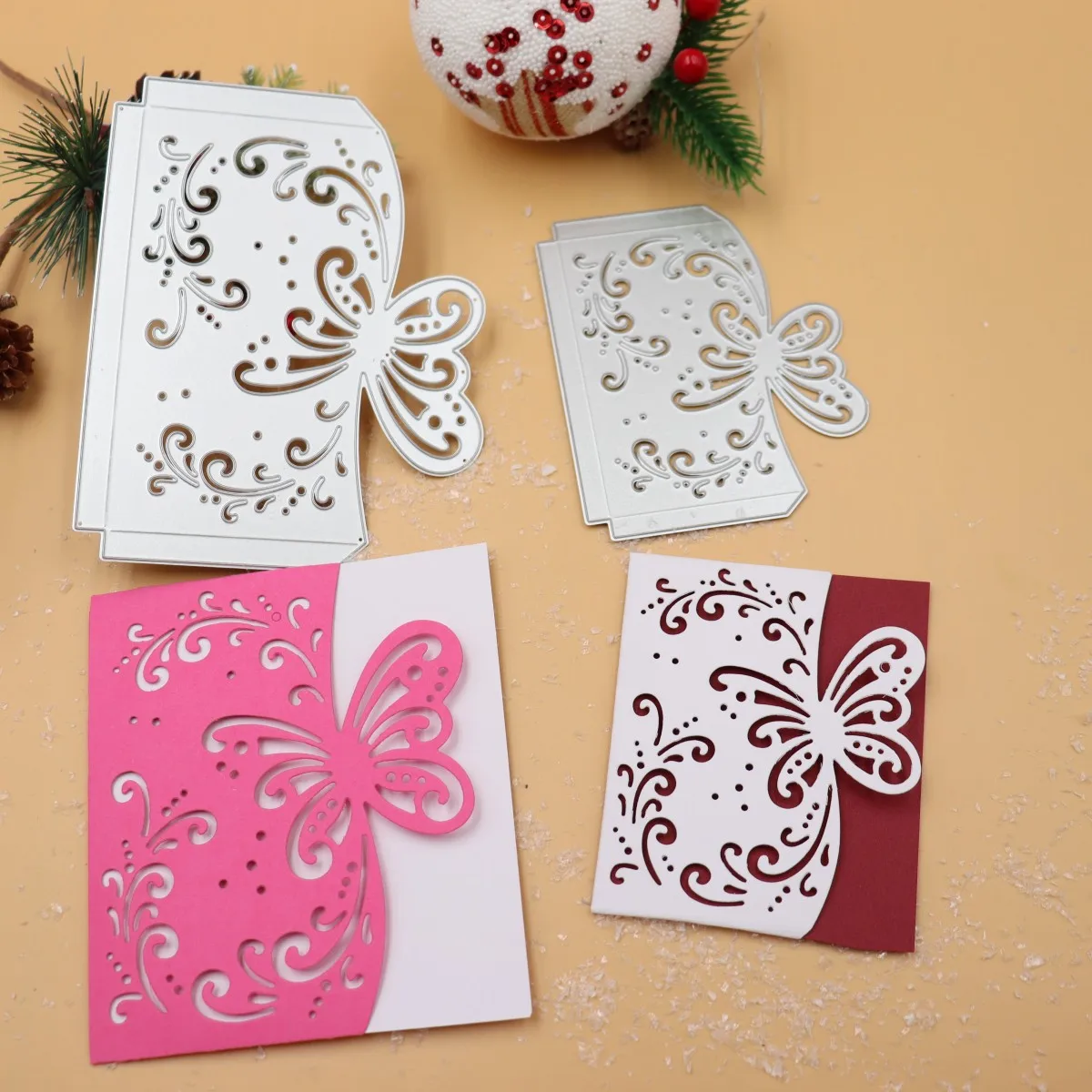 Butterfly Cutting Dies Embossing Handicrafts Mold Scrapbook Paper Craft Knife Mould Blade Punch Stencils Dies