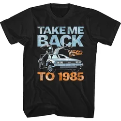 Back To The Future Vintage Car GRAPHIC T Shirt for Men Camiseta Summer Short Sleeve T Shirts Back To Future Tee Tops Streetwear