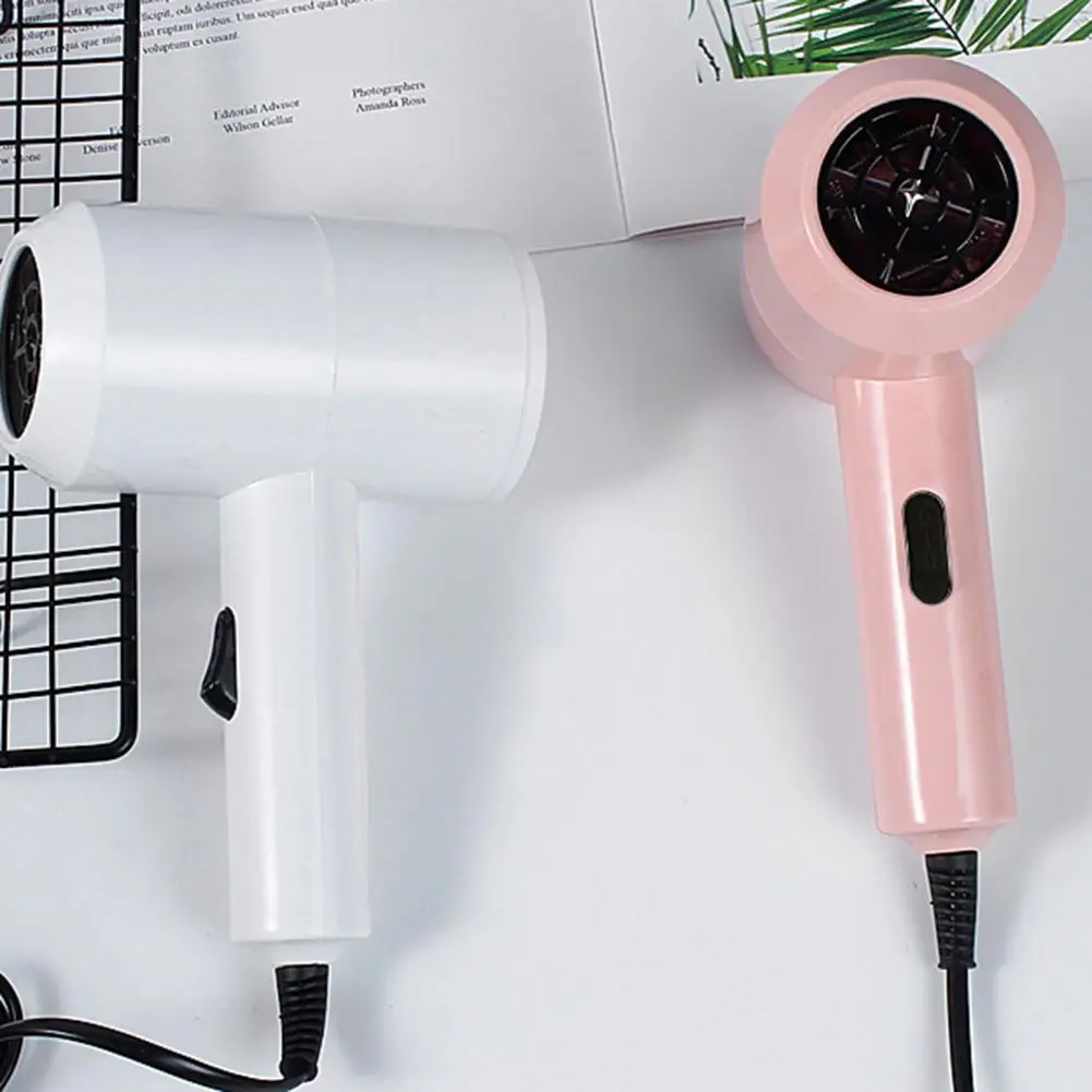 Hair Blow Dryer Useful Lightweight Hair Dryer Creative Rotating Nozzle Mini Hair Dryer for Girl