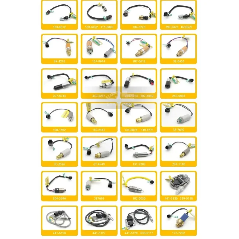 قطع غيار حفارة ل CAT 324D 325D 329D مفتاح الضغط 2580883 الاستشعار 258-0883 E329D