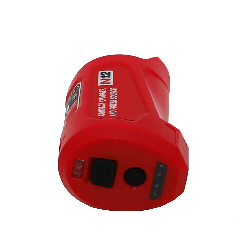 Imagem -06 - Adaptador N12 Li-ion Battery Charger Converter para Milwaukee 48591201 12v Bateria de Lítio Dispositivo Usb Fonte de Alimentação do Telefone Móvel