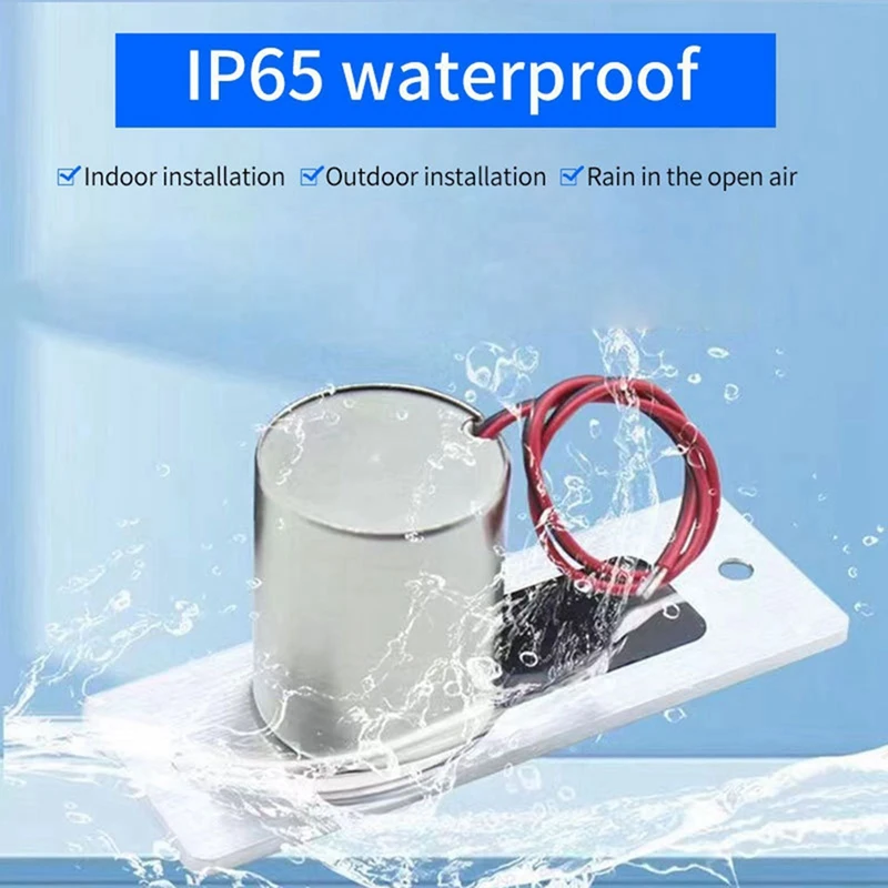 Waterdichte elektronische valgrendel NC-deurslot DC 12V inductie automatische nachtschoot voor verbeterde dagelijkse beveiliging