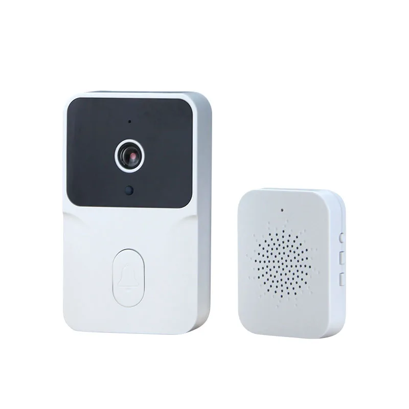 Danmini Intelligent Video Intercom Doorbell 300000 Pixels 480P 85 ° Viewing Angle Camera Unidirectional Wake-up Tuya APP Control
