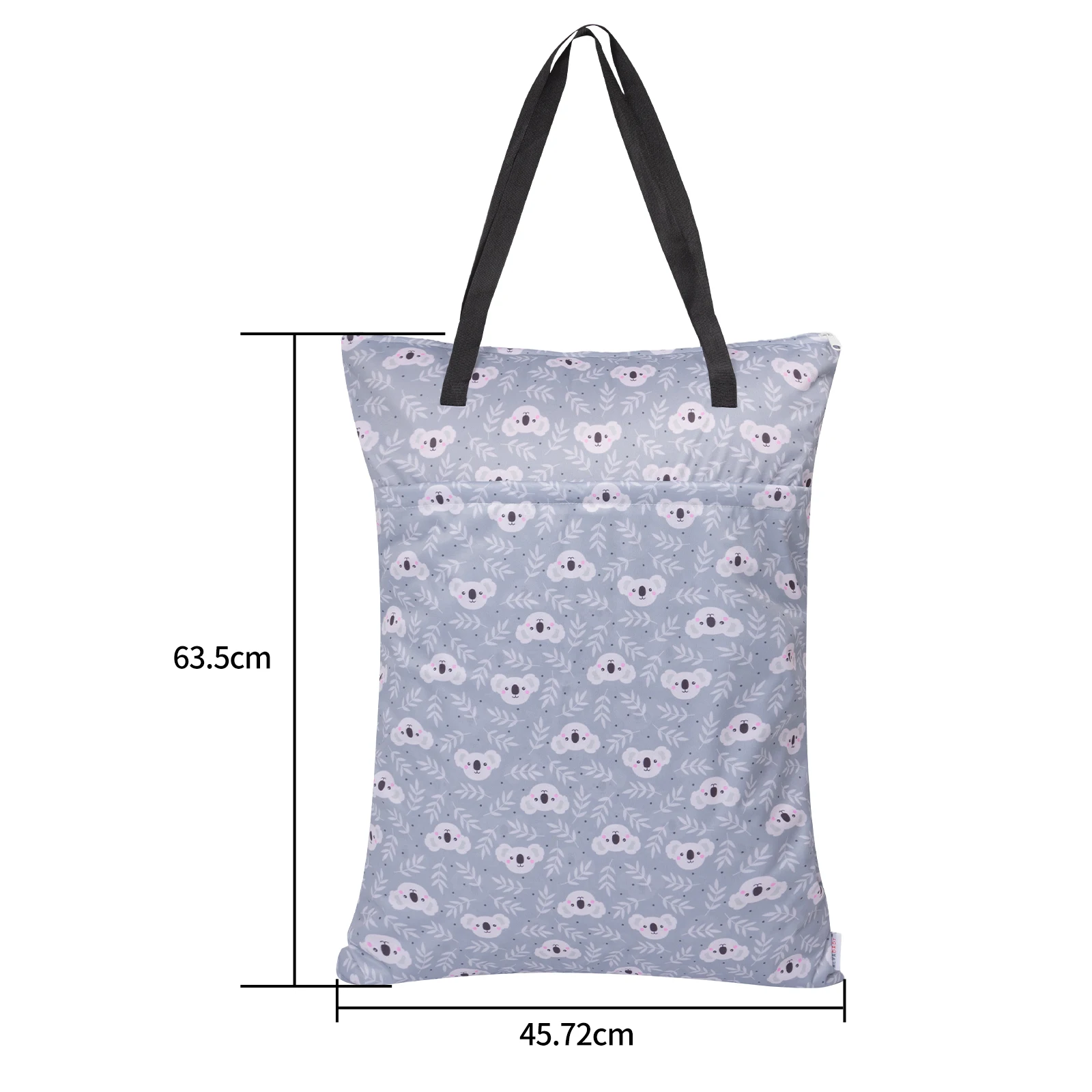 U Pick ALVABABY Large Wet Dry Bag Size 63.5cmX45.72cm Waterproof Hanging Cloth Bag with Double Zippered Pockets Reusable Bag