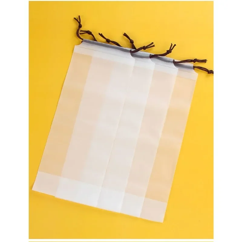 Waterproof Plastic Bag Clear Umbrella Storage Bags Reusable Portable Travel Umbrella Drawstring Storage Cover Home Organizer