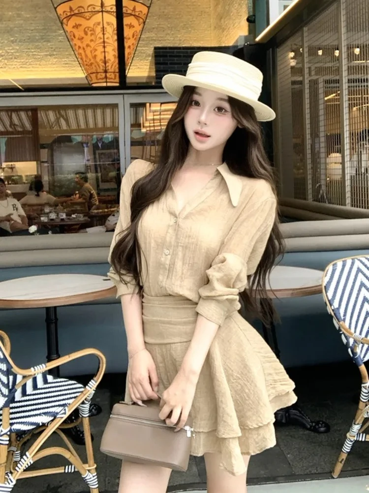 French Style Long Sleeve Shirt - French Street Fashion 评论和价格