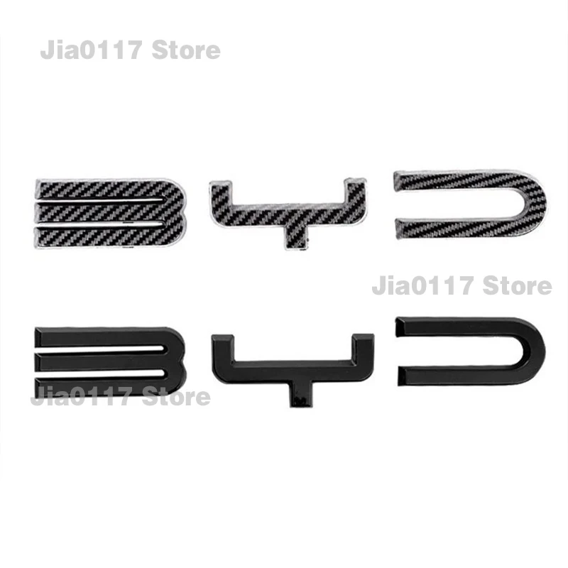 Car Styling Plastic Rear Emblem Front Grille Badge High-end Decals Auto Exterior Decoration For BYD Seagull 2023 2024 2025