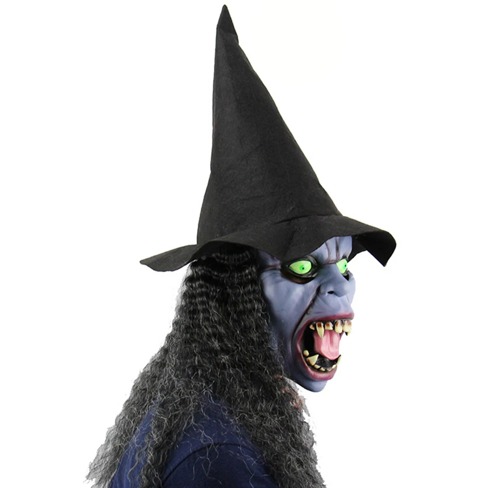 

Witch Mask Halloween Accessories Costume Masquerade Party Terrifying Masks Adults Scary