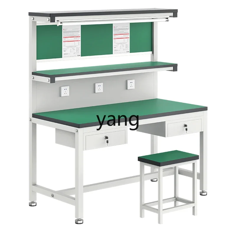 Anti-static workbench Injection molding machine with lamp assembly line inspection table workbench