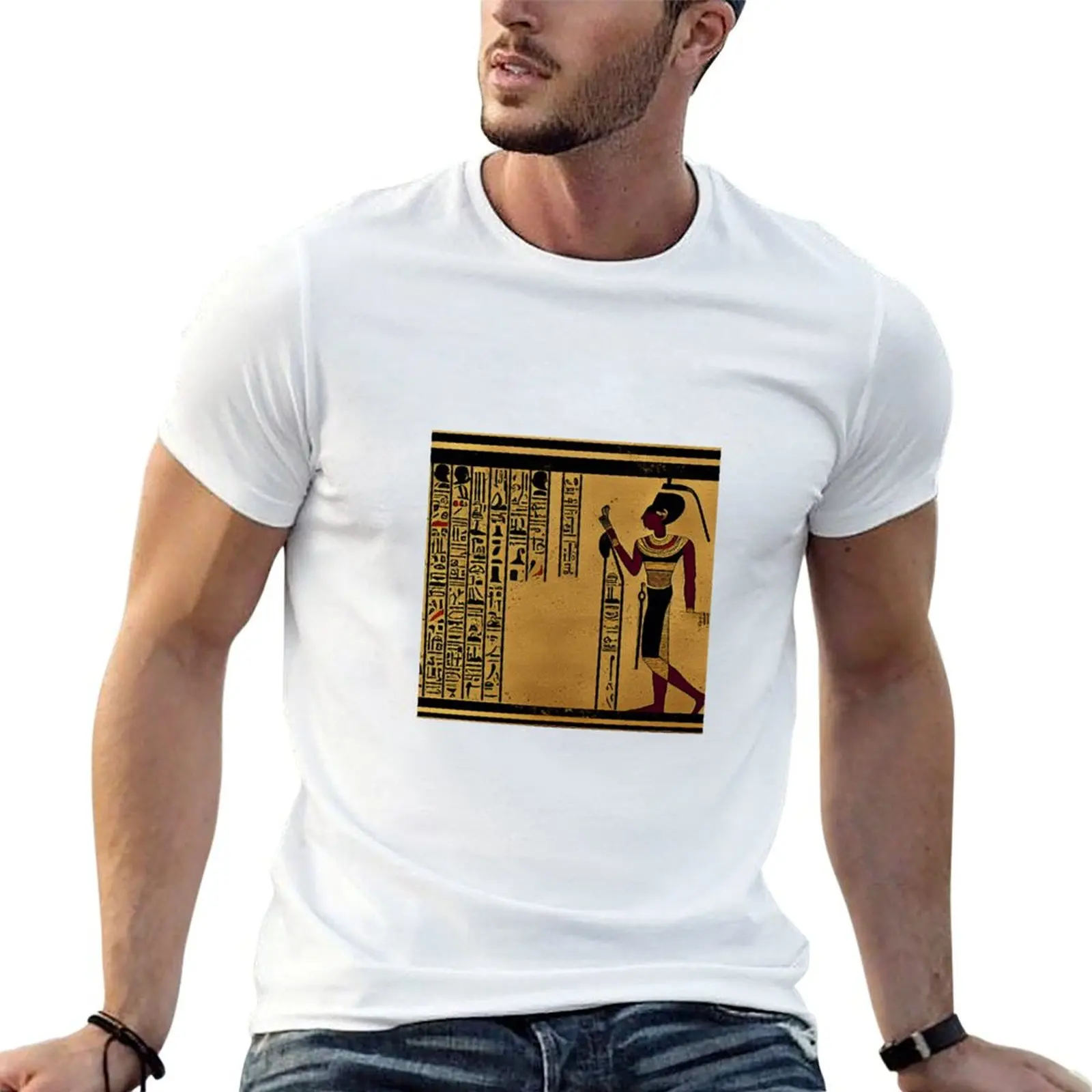 Inspired By Ancient Egypt T-Shirt t shirt man plain black cotton t-shirt plain for man package funny t shirts cotton T-shirt