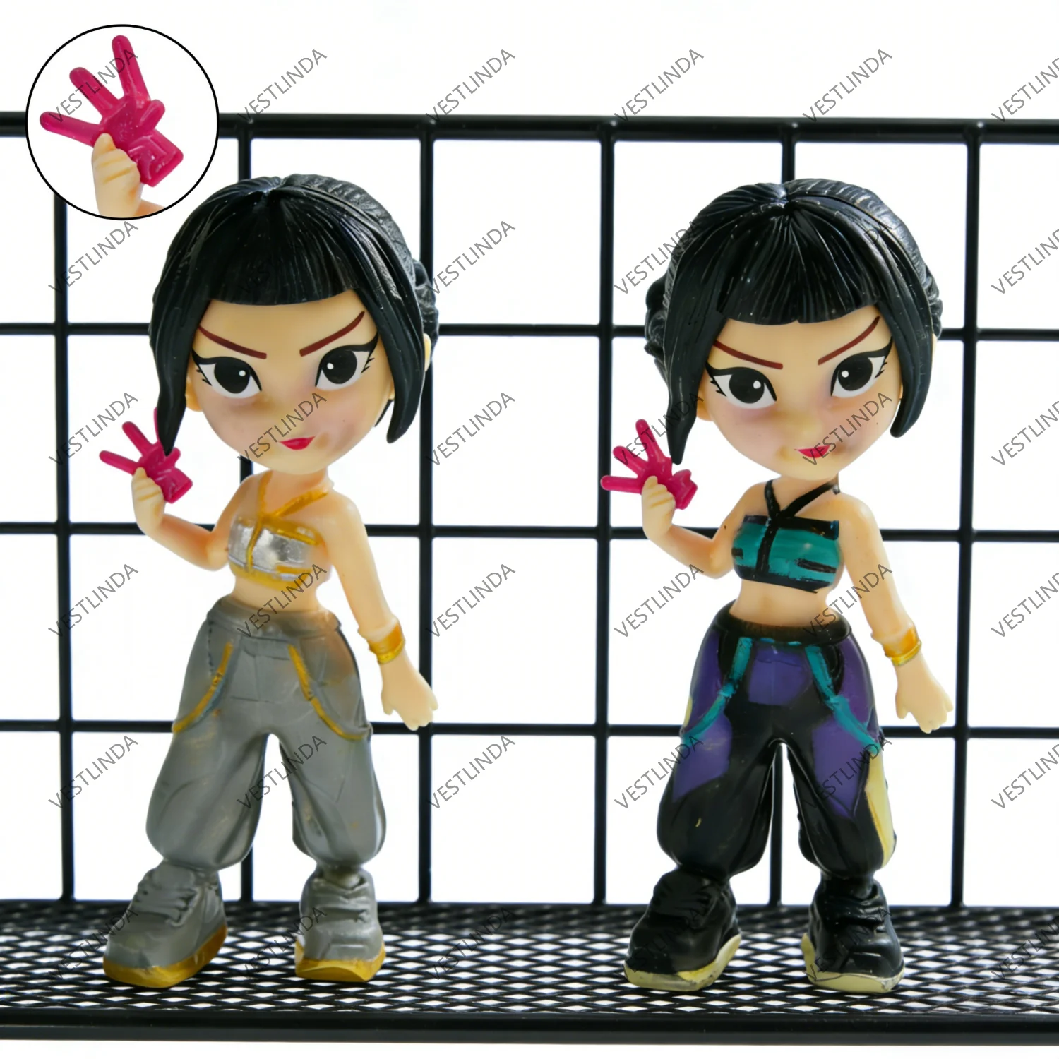 Figuras de Acción de Demon Hunter de Kpop, Juguetes de Anime, Adornos, Muñecas de Personajes Rumi, Mira, Zoey, Set de Modelos Coleccionables, Regalo para Niños y Fans