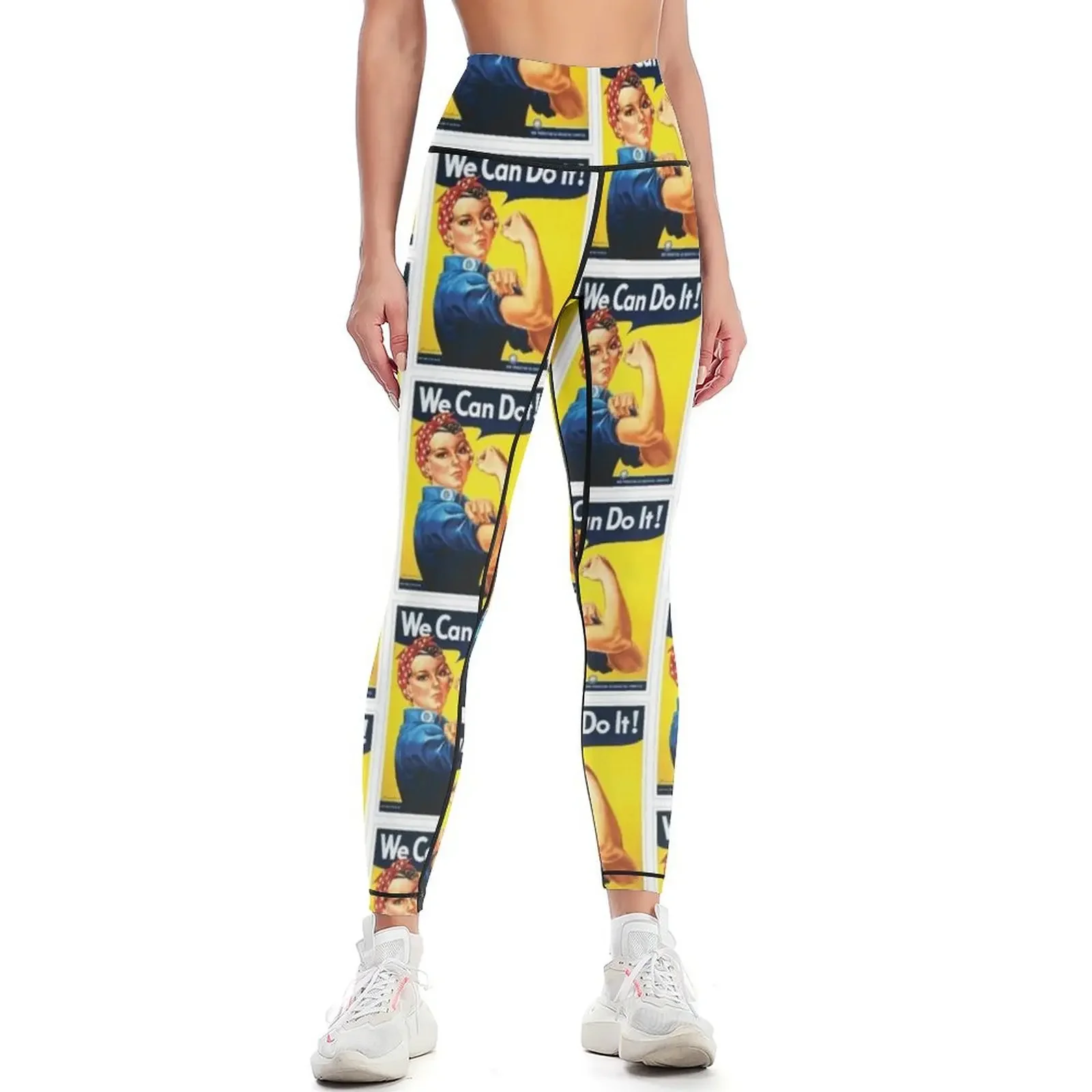 

Rosie the Riveter classic wartime image Leggings push up tights for Sweatpants Women's pants Womens Leggings