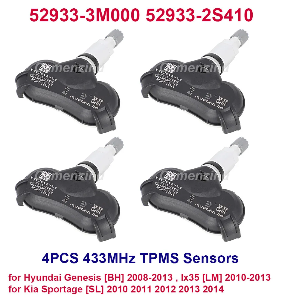 

Датчик TPMS 52933-3M000 52933-2S410 для Hyundai Genesis [BH] 2008-2013 Ix35 [LM] Kia Sportage 2010-2014 529333M000 529332S410