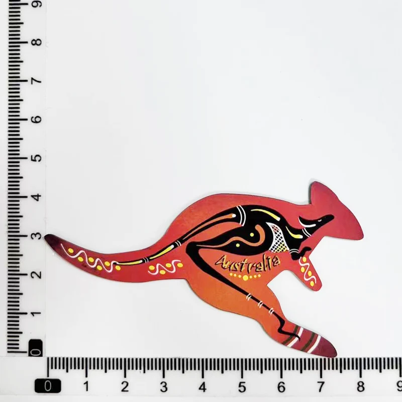 

Australian Kangaroo World Cultural Tourism Souvenirs Home Decorations 3D Soft Magnetic Refrigerator Stickers
