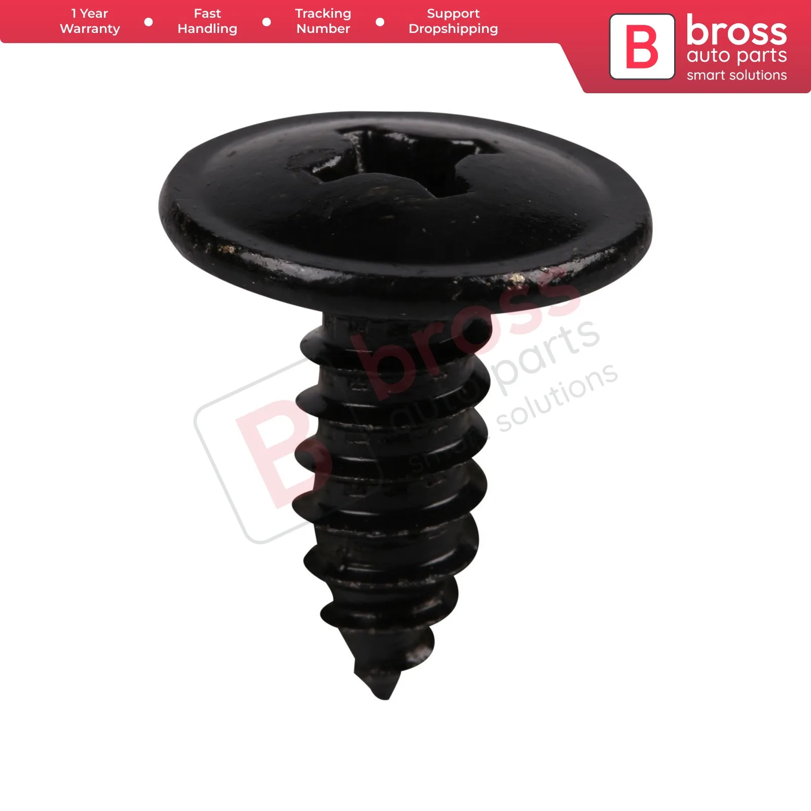 Bross Auto Parts BCF2472 10 Pieces Screw  Special Shroud Torque  4,8x16x15 for VW : N90775001