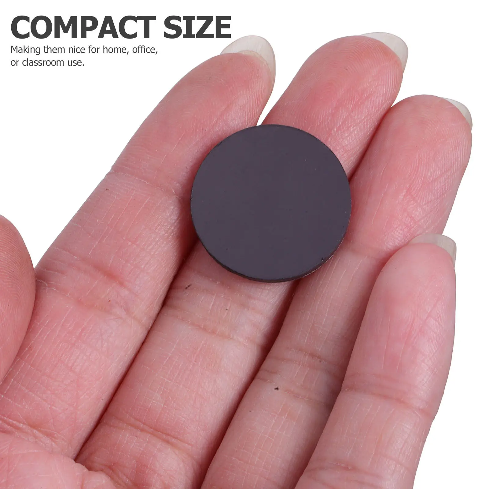 120 PCS Magnets Fabric Disc Circular Adhesive for Cabinet Doors Fridge Heavy Duty with