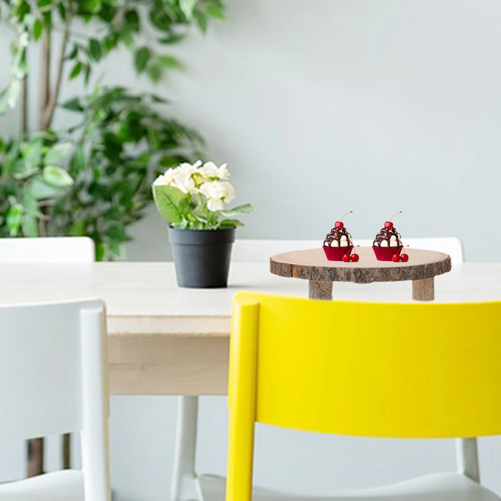 

Wooden Dessert Stand Rustic Multi-Layer Cake Display Tray For Cupcakes Fruits Pastries Party Wedding Home Decor