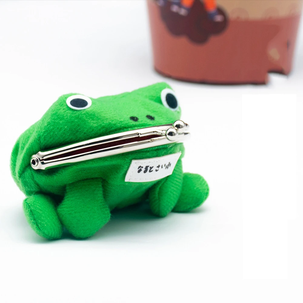 1PCS Hot Selling Frog Wallet Anime Cartoon Wallet Coin Purse Manga Flannel Wallet Cute Purse Coin Holder