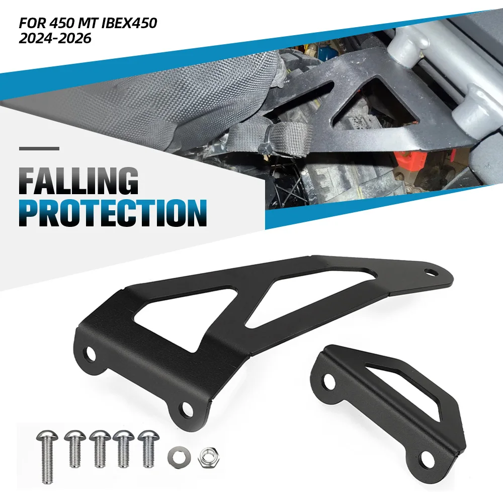 

450MT Motorcycle For CFMOTO 450 MT 2024-2025-2026 Exhaust Hanger Bracket Accessories Ibex 450Foot Peg Removes Bracket Ibex450