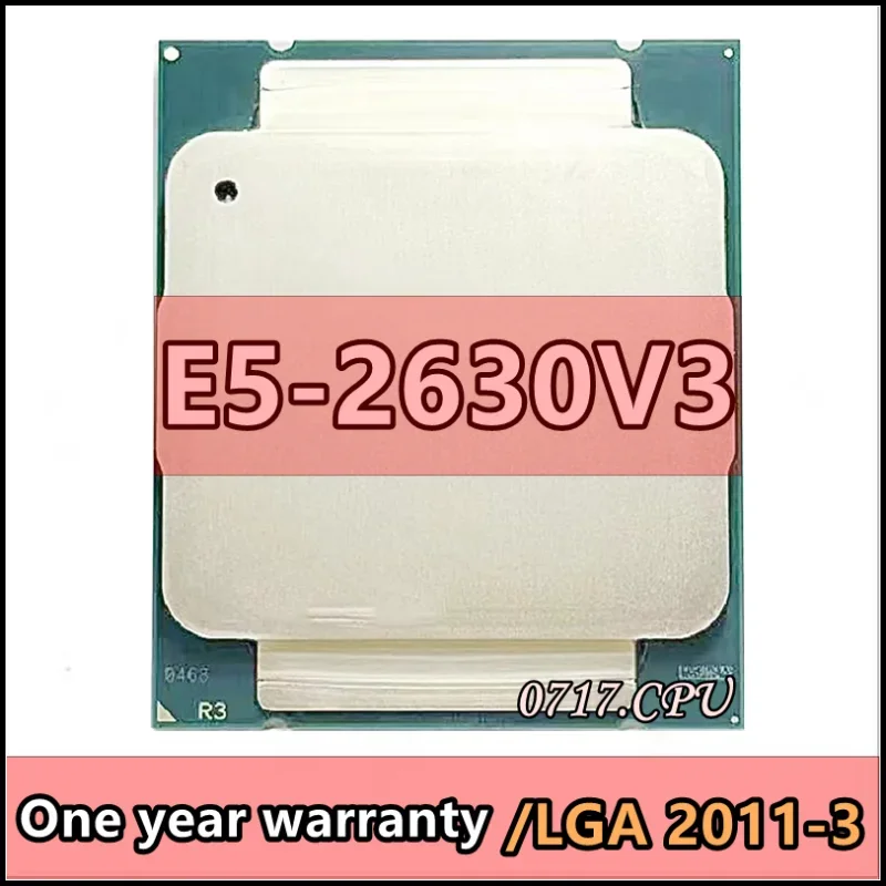 E5 2630 V3 2630V3 2.4 جيجا هرتز 20 ميجابايت 8 النواة 85 واط المقبس LGA 2011-3 SR206 E5-2630 V3 E5-2630V3 المعالج وحدة المعالجة المركزية