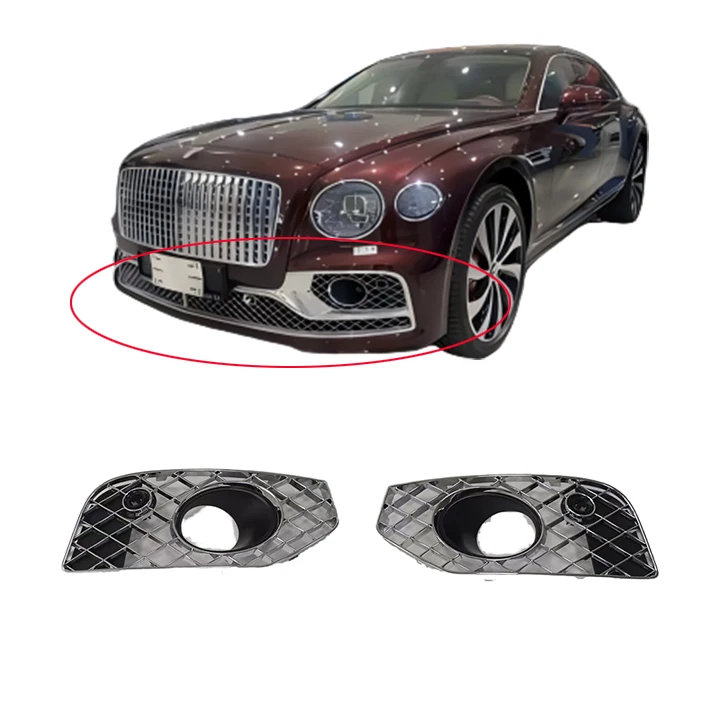 

Chrome Style Front Bumper Lower Grille Meshes for Bentley Flying Spur OEM 3SE807667 3SE807668 2021 Car Grills With ACC Grille
