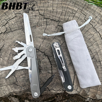 BHBT 10 in 1 Folding Multitool Multi-functional Combination Tool Scissors Screwdriver EDC Outdoor Equipment