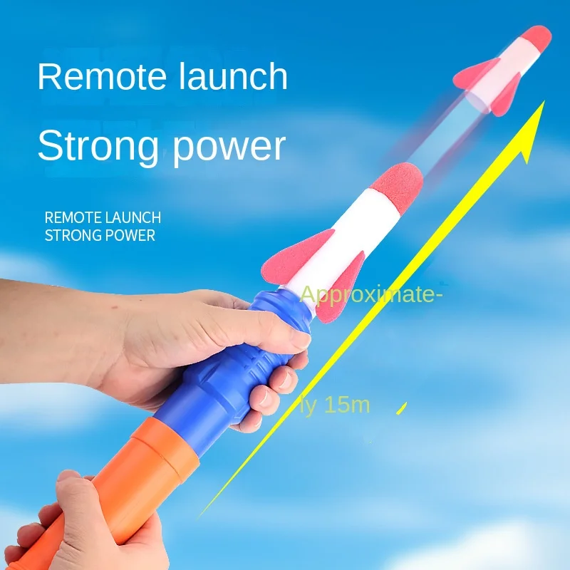 Hand Pressure Weather Pump Rocket Launcher Children's Outdoor Toys Parent-child Interaction Fun Toys Children's Birthday Gifts