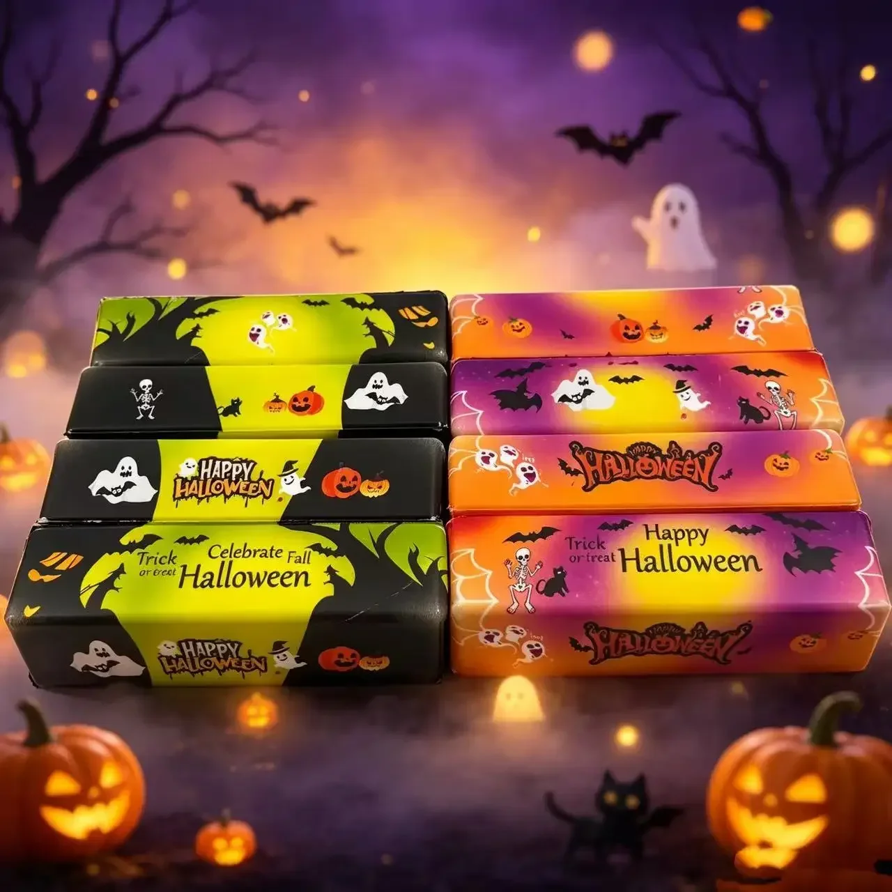 Halloween Langsam Aufsteigender Squishy Butterstick Antistress Fidget-Spielzeug Stressabbau Weiches Quetsch-Elastik-Spielzeug für Partygeschenke – Detail 5