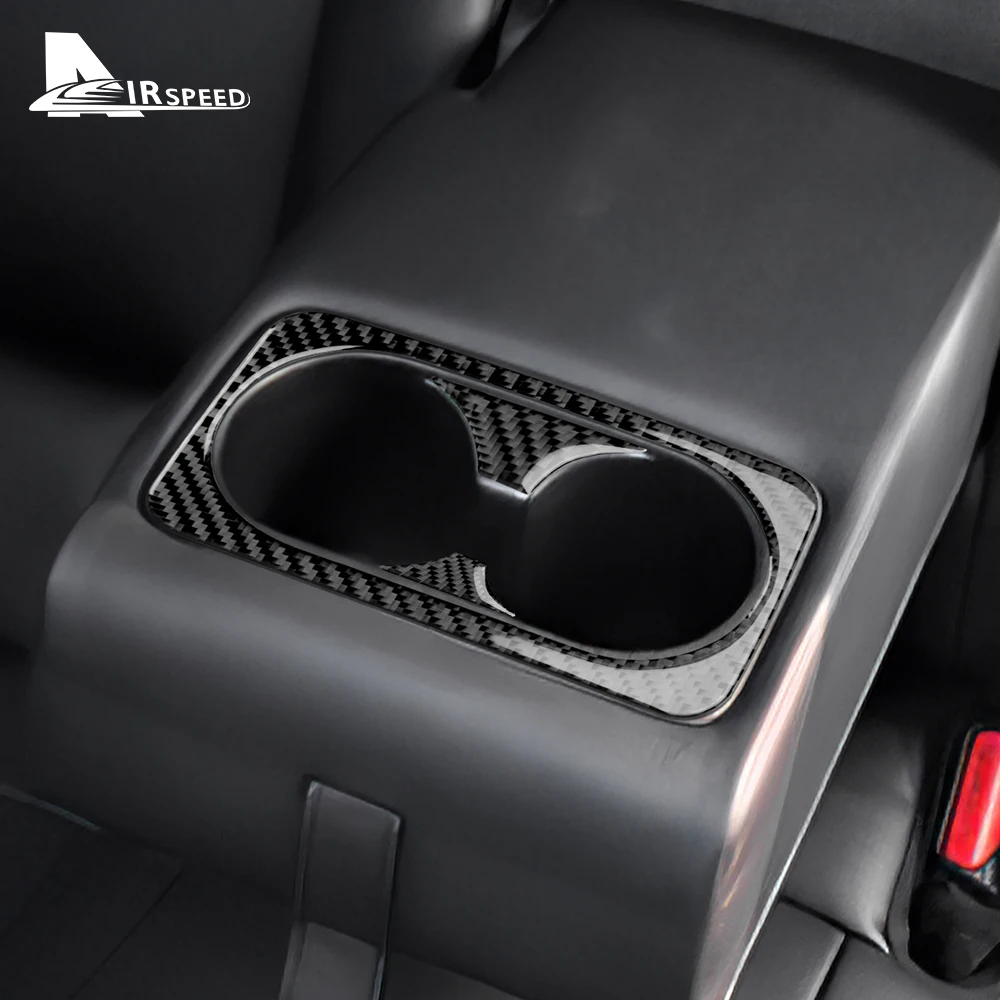 

Настоящая мягкая наклейка из углеродного волокна для Kia Stinger 2019 2020 2021 2022 2023, LHD RHD, автомобильное заднее сиденье, чашка для воды, аксессуары для интерьера