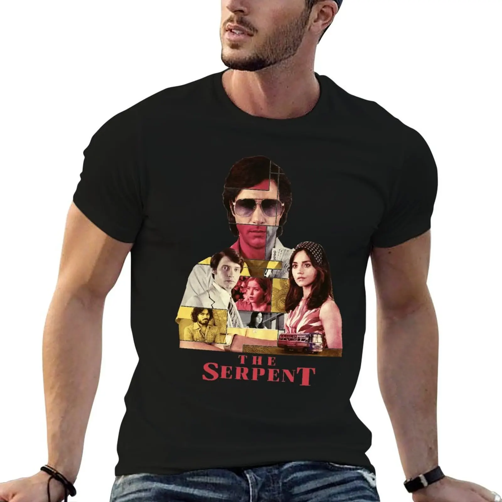 The Serpent Tv Series Poster T-Shirt street wear oversized cute clothes oversized t shirts for men