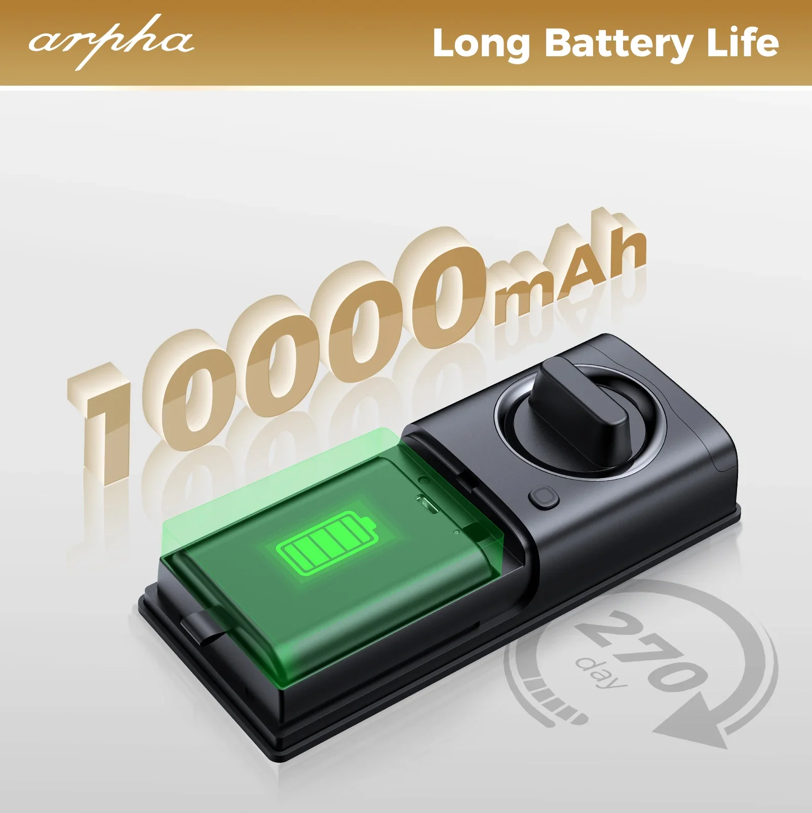 Arpha ระบบล็อกอัจฉริยะแบบ deadbolt ระบบความปลอดภัยของ AL501 3ในหนึ่งกริ่งประตูมีกล้องสองทางพูดคุยกับแอปพลิเคชั่น Tuya