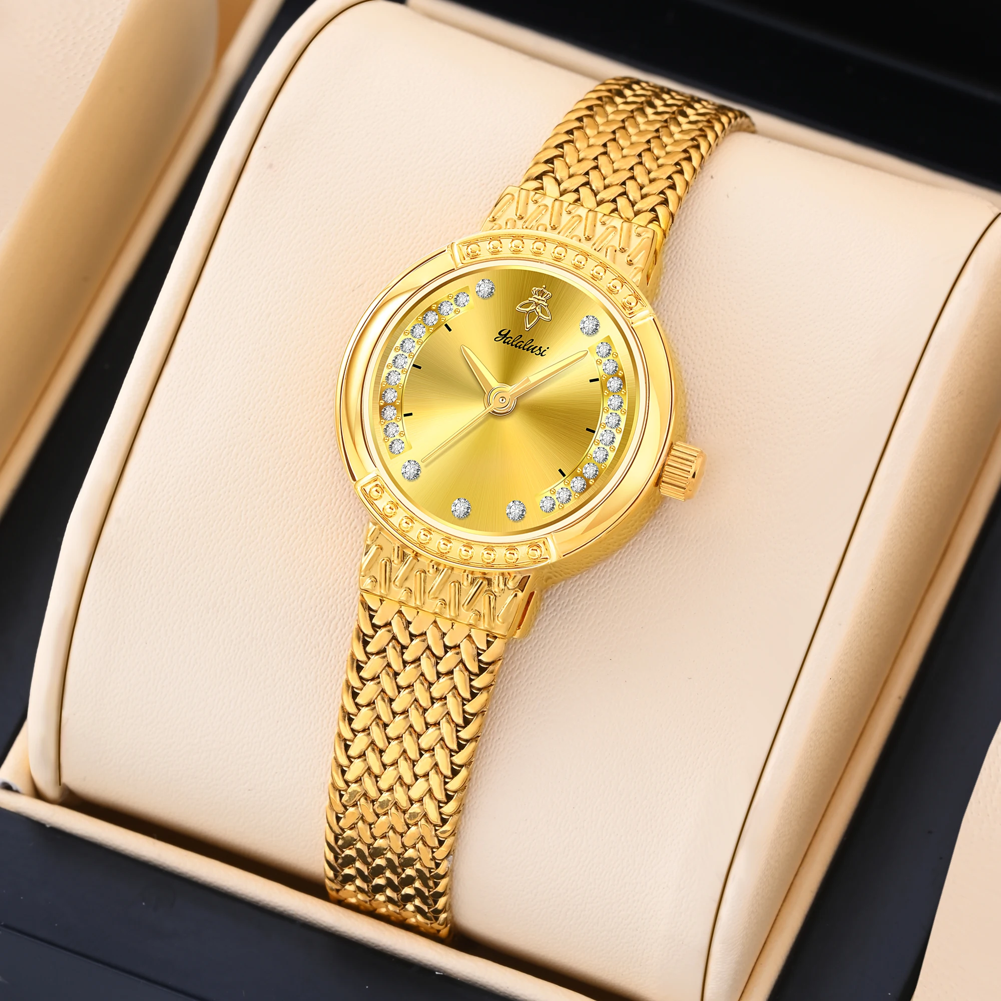 YaLaLuSi Fashionable ladies’ compact and elegant quartz wristwatch – water-resistant, business-style, minimalist timepiece reloj